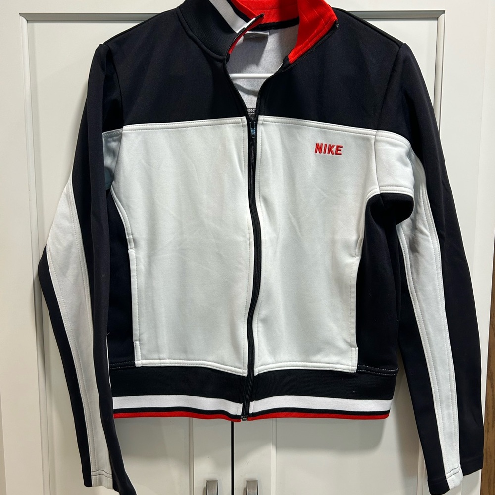 Perfect Condition Nike Black and White Jacket